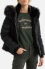 Only Onlcamilla Quilted Furhood Jacket CC OTW 15204607 , Zwart, Dames online kopen