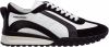 Dsquared2 Legend sneaker van kalfsleer met su&#xE8, de details online kopen