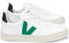 Veja Small-V-10-Laces Sneaker Junior Wit/Donkergroen online kopen