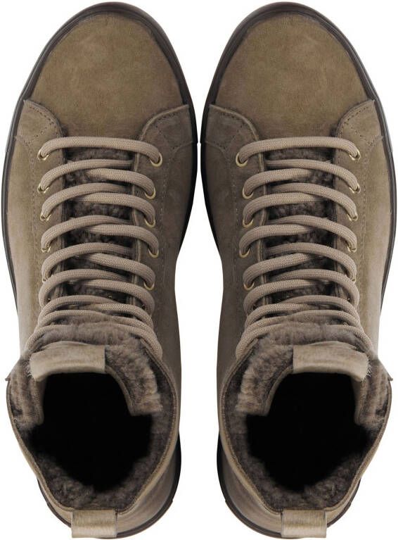 Blackstone Akna Yl55 Fossil Hoge sneakers , Bruin, Dames online kopen