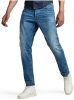 G-Star Blauwe G Star Raw Straight Leg Jeans 3301 Regular Tapered online kopen