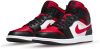 Jordan Air 1 Mid Alternate Bred Toe Sneakers , Rood, Heren online kopen