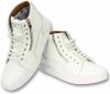 Sixth June Heren Sneaker High Heel , Wit, Heren online kopen