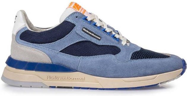 Floris van bommel De Runner 40 01 Blue G+ Wijdte Lage sneakers online kopen